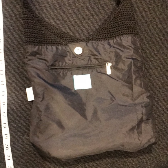 THE SAK- Black Woven 5 Pocket Shoulder Bag - Picture 14 of 14